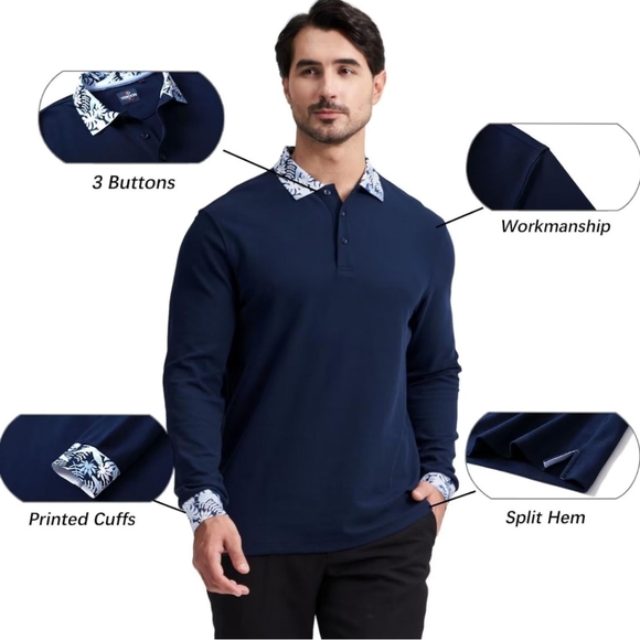 VEBOON Cotton Flex Polo - Picture 4 of 8